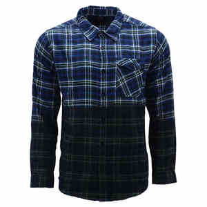 Chemise en flanelle décontractée pour homme, 100 % coton respirant, séchage rapide, col montant, sur mesure, faible MOQ, collection automne 2026 OEM - Product Image 5