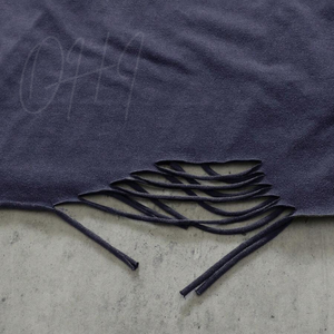 Camiseta Oversize Vintage Lavada y Desgastada para Hombre, Estilo Urbano, con Dobladillo Deshilachado, de Algodón, con Logotipo Personalizado, Casual, Ecológica y Transpirable - Product Image 6