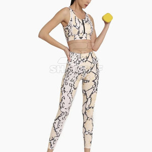 En stock, fabriqué au Pakistan, ensemble de yoga pour femmes, vêtements décontractés, ensemble de yoga pour femmes à bas prix - Product Image 4