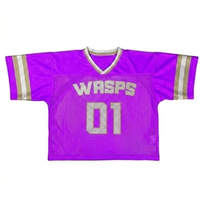 Jersey de fútbol americano de malla con cintura personalizada, jersey de San Diego, uniforme de fútbol americano para hombre, jersey sin mangas con cuello en V, jersey de práctica para adultos - Product Image 3