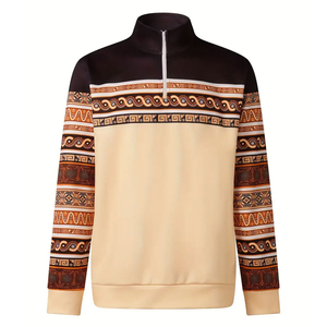 Sudadera de Alta Calidad para Hombre, con Cierre de Cremallera, Color Sólido, Mezcla de Algodón, Manga Larga, Gruesa, Informal, Básica - Product Image 1