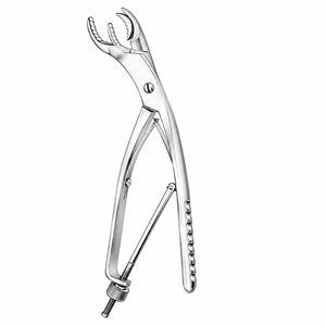 Pinces à os ULRICH à mâchoires dentelées pivotantes à double pointe 9,5 pouces, ensemble d'instruments ZETOMEDPRO, instruments chirurgicaux orthopédiques CE - Product Image 1