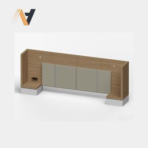 Ensemble de meubles de chambre à coucher en bois massif sur mesure de luxe, style contemporain modulaire de rangement intérieur, provenant d'une usine vietnamienne - Product Image 4