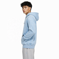 Sweat à capuche en molleton de coton premium pour homme, coupe classique, poche kangourou, vêtements de sport personnalisés
