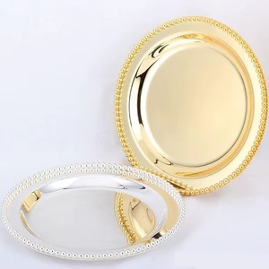 จานรองโลหะสีทองสำหรับงานปาร์ตี้และงานเลี้ยง - Product Image 6