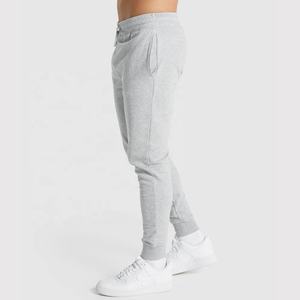 Vente en gros Pantalon de jogging coupe ajustée pour hommes 65% coton 35% polyester Sérigraphie personnalisée Pantalon de survêtement mode urbaine pour hommes - Product Image 3