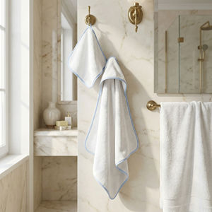 Juego de Toallas con Capucha para Bebé, 100% Algodón Orgánico, Tejido de Secado Rápido, Suave y Absorbente, para Recién Nacidos, Niños Pequeños y Niños - Product Image 6