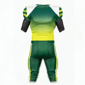 Uniforme de Fútbol Americano Personalizado de Manga Corta, Ligero y Transpirable, Talla Grande, Alta Calidad, Nuevo Estilo, Color Liso, 100% Frontal - Product Image 3