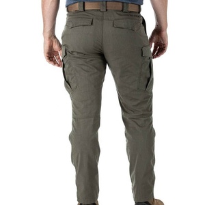Cargo <b>Jogger</b> Pants Khaki Men <b>Slim</b> Wholesale Custom 100 Cotton Men Casual Plain Pockets Sea China Technics Long Item USA 2026 - Product Image 3
