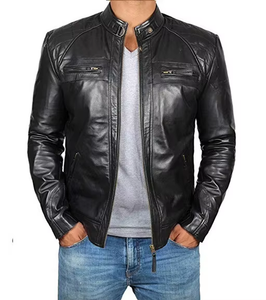 New High Quality Stylish Windproof Waterproof Breathable Eco-Friendly Genuine Cowhide Hooded Front Spring Motorcycle - Product Image 4