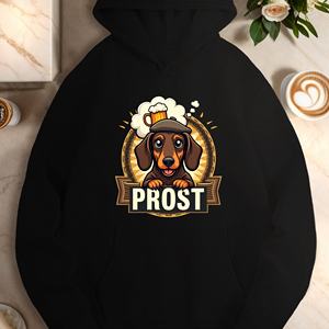 Dachshund con cerveza sudaderas casuales de mujer - Product Image 4