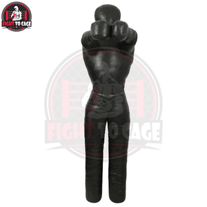หุ่นดัมมี่สำหรับฝึกศิลปะการต่อสู้ สีดำล้วน คุณภาพพรีเมียม จากผู้ผลิตที่ดีที่สุด รุ่นใหม่ล่าสุด พร้อมโลโก้ของตัวเอง ทนทาน น้ำหนักเบา - Product Image 2