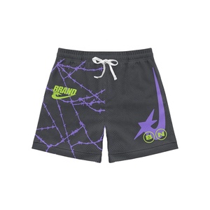 Shorts de sport personnalisés de haute qualité avec logo, impression par sublimation, tendance, polyester, décontractés, séchage rapide, shorts pour hommes - Product Image 5