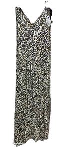 Nuevo vestido de rayón tradicional bohemio indio con conjuntos de estampado de guepardo ropa mujer vestidos casuales boda señoras niñas - Product Image 1