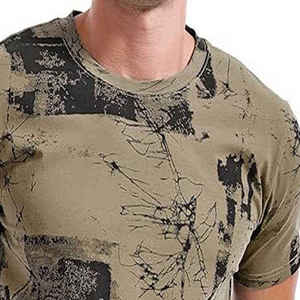 เสื้อยืดลำลองผู้ชาย คอกลม ยืดได้ ทรงเข้ารูป - Product Image 5