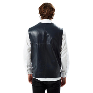 New Arrival Custom Size New Style Leather <b>Vest</b> for Men Best Design New Leather <b>Vest</b> for Sale Made Men Outdoor Wear - Product Image 2