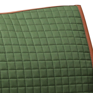 High Quality Leather Horse Saddle Pad with Polycotton Lining for Jumping Customizable Color Logo Equestrian Use - Product Image 6