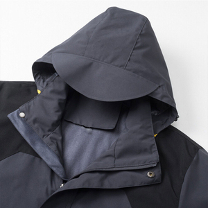 Chaqueta de Motocicleta Impermeable para Hombre, Diseño de Camuflaje, Secado Rápido, con Capucha y Cierre de Cremallera, Estilo Casual, Ropa de Invierno - Product Image 3