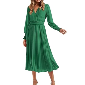 Sans manches personnalisé haute qualité dames Maxi Thobe respirant Khimar col en v robes femmes été luxe décontracté modeste robe 2025 - Product Image 5