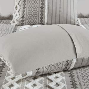 Copripiumino stampato in ciniglia di cotone Set elegante e lussuoso accessorio per biancheria da letto - Product Image 6