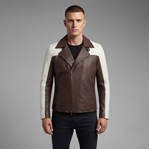 Blouson en cuir de moto pour homme de haute qualité, qualité export, blouson de motard en cuir pour homme, blouson en cuir tendance pour homme, moto - Product Image 6