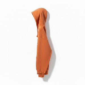 Sudadera con Capucha Naranja para Hombre, Broken Dreams Club, Corte Regular, Informal, de Felpa, con Bolsillo Delantero, 100% Algodón Ecológico - Product Image 3