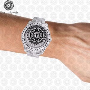 Reloj Charm Jewells de Lujo para Hombre, Caja de Acero Inoxidable, Esfera Analógica de 40 mm, Cierre Oculto con Botón, Cristal, Fecha Automática Mecánica - Product Image 1