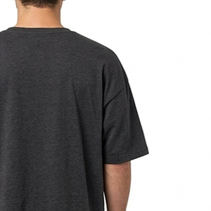 T-shirt Homme Coupe Droite Tendance 100% Coton Biologique Design Uni Écologique Décontracté Streetwear Homme T-shirt Oversize - Product Image 6