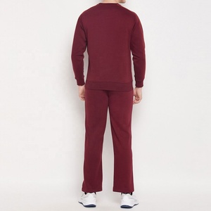 Custom OEM <b>Thermal</b> Fleece Fabric Mens Fleece <b>Tracksuit</b> Long Sleeve Jogger Set Wholesale Apparel Mens Mens Fleece <b>Tracksuit</b> - Product Image 4