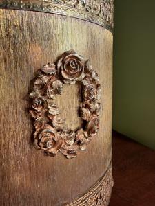 Poubelle de luxe en bois design avec seau intérieur amovible en plastique – Corbeille élégante idéale pour la maison, le bureau, la chambre et les espaces de vie - Product Image 2