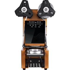 Fully Automatic 190 mm Tall 90/95 mm Cup Electric <b>Tea</b> Sealer 500-650 Cups/Hour Cup Sealing <b>Machine</b> - Product Image 1