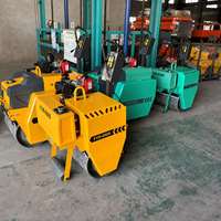 Compacteur à rouleaux mini de 650 mm de largeur de travail, directement de l'usine, pour le pavage d'asphalte des trottoirs
