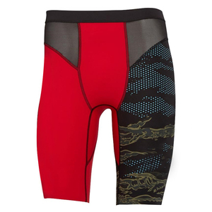 Pantalones Cortos de Compresión Personalizados para Hombre, de Alta Calidad, Secado Rápido, Tela Elástica, para Deportes y Gimnasio, Fabricante y Proveedor OEM - Product Image 1