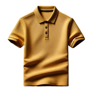 T-shirt polo décontracté à manches courtes et séchage rapide pour homme 100% Tissu tricoté léger Motif imprimé unique Logo Fitness Plus Size - Product Image 1