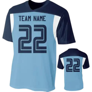 Maillot de football américain personnalisé par sublimation pour le jeu en profondeur, 100 % polyester, anti-humidité, uniforme d'équipe, vente en gros - Product Image 1