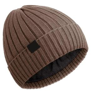 Gorro de Invierno Personalizable de Alta Calidad con Logotipo Tejido, Gorro Unisex de Poliéster/Algodón, Gorra de Playa Tejida - Product Image 1