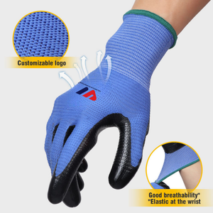 Nitrile PU Coated Grip <b>Gloves</b> Nylon Polyester Knit Lightweight Breathable Safety <b>Gloves</b> for Industrial Automotive General Used - Product Image 4