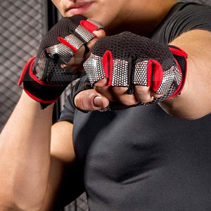 New Style Half-<b>Finger</b> Weightlifting Gloves Comfortable Premium Quality Weightlifting Gloves - Product Image 2