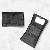 2025 tendance luxe personnalisé porte-cartes en cuir de haute qualité en cuir de crocodile véritable dans de nombreuses couleurs