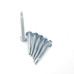 Tornillos Autorroscantes de Cabeza Hexagonal Premium (Métricos/Pulgadas) de Acero al Carbono Galvanizado con Recubrimiento de Zinc Clase 8 de Alta Resistencia a la Corrosión - Product Image 4