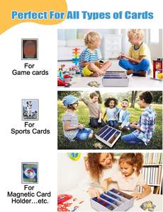 Boîte en carton pliable avec logo personnalisé pour le rangement et l'emballage de cartes à jouer - Product Image 5