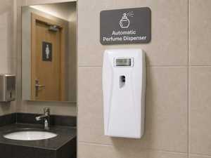 Automatic Wall <b>Mounted</b> Perfume Dispenser White Office Use Non-Toxic Low Battery Reminder - Product Image 3