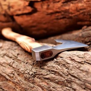 THEWIZ CRAFTS Long Bushcraft Hatchet High Carbon Steel Tomahawks Ash <b>Wood</b> Handle Industrial Grade Survival Camping <b>Axe</b> 3-Year - Product Image 5