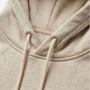 Sweat-shirt à capuche court en coton pour femme, logo personnalisé, pull-over féminin, grande taille, streetwear décontracté de haute qualité, vêtements de sport - Product Image 4