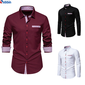 Chemise décontractée pour homme, tendance, vente chaude, confortable, respirante, manches longues, longueur standard, prix raisonnable - Product Image 5