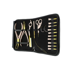 High Quality Hair Extension Tools Kit with Extension Pliers Loop Needle Hair Pulling <b>Hook</b> Hair Comb Sectioning <b>Clips</b> - Product Image 1