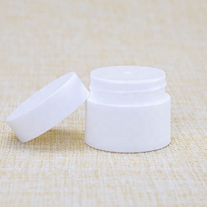 Tarro cosmético de plástico de 10ml blanco mate listo para enviar con tapa para crema de ojos - Product Image 4