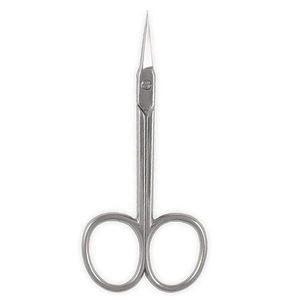 Juego de Tijeras para Cutículas de Acero Inoxidable de Alta Resistencia, con Acabado Espejo Personalizado, Curvas, para Diestros - Product Image 1