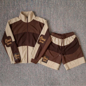 Conjunto de Chaqueta y Pantalones Cortavientos con Logotipo Personalizado OEM, Impermeable, para Correr al Aire Libre, Entrenamiento Deportivo, Chándal - Product Image 3