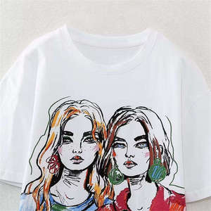 เสื้อยืดกราฟิกพรีเมียมลำลองสำหรับทุกเพศ ผลิตจากผ้าฝ้ายถัก 100% เป็นมิตรต่อสิ่งแวดล้อม ระบายอากาศได้ดี แห้งเร็ว พิมพ์ลายตามสั่ง แขนสั้น ทรงหลวม - Product Image 5